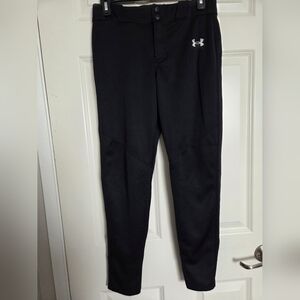 Under Armour Black Youth Baseball pants, size L
